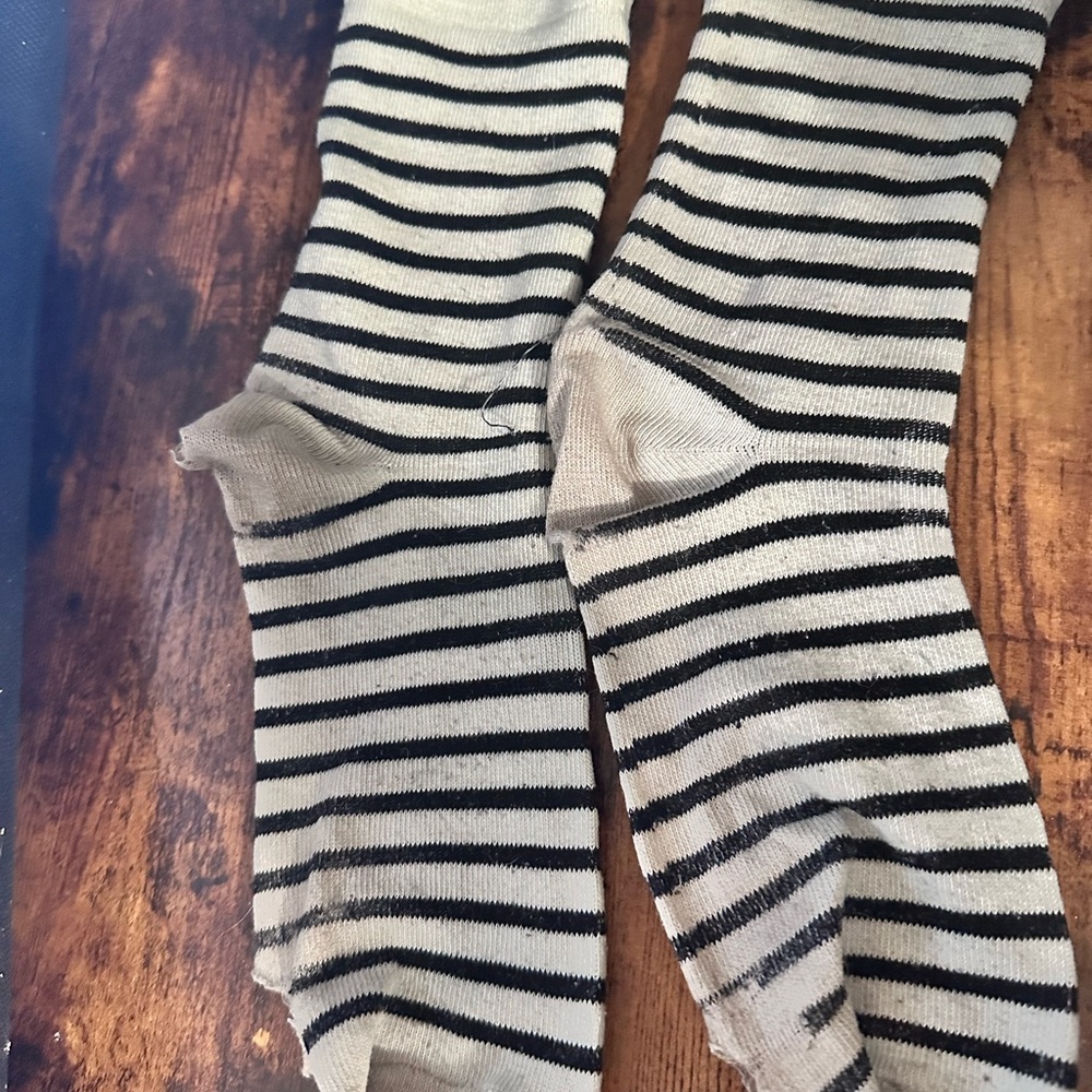 Striped Black and White